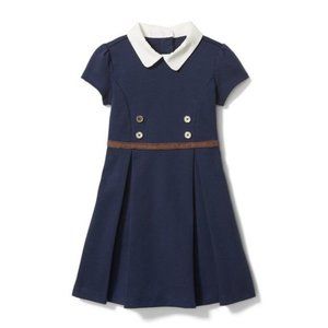 NWOT Janie and Jack Navy Collared Ponte Dress